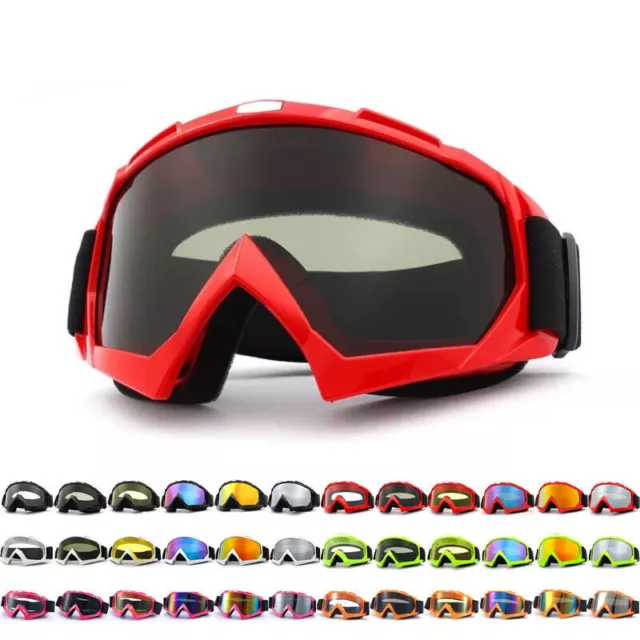 Windproof Motorcycle Protective Goggles Motocross ATV Dirt Bike Racing Eyewear