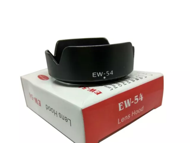 EW-54 52mm Flower Lens Hood For Canon EOS M EF-M 18-55mm IS STM -  UK STOCK