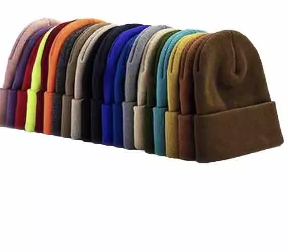 Personalized Custom Embroidered Winter Beanie Hat Cap Unisex Men Women Colors