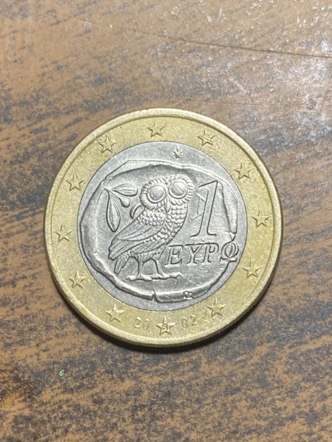 Piece 1 euro hibou Grèce 2007 EYPO