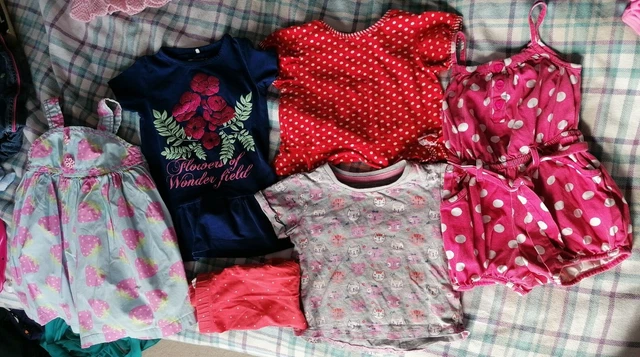 Girls Bundle Dress Top Leggings Playsuit Age 12-18 Months