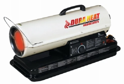 DuraHeat DFA80T 80,000 BTU Kerosene Portable Forced Air Heater w Thermostat