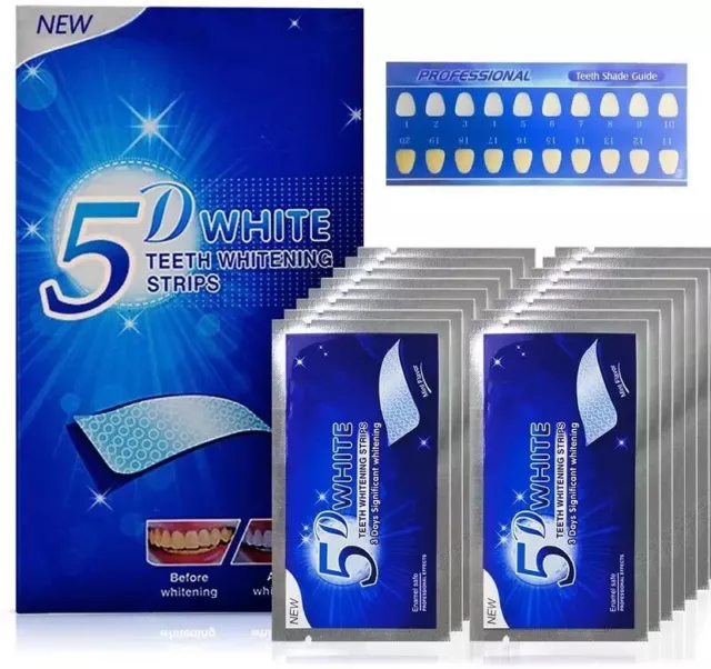 Teeth Whitening Strips Professional Up 2 Weeks Supply Tooth Bleaching Safe White