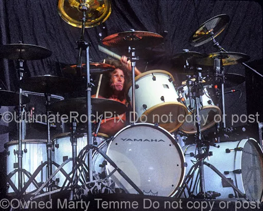 TOMMY ALDRIDGE PHOTO WHITESNAKE NUGENT 8x10 Concert Photo Marty Temme DRUMS