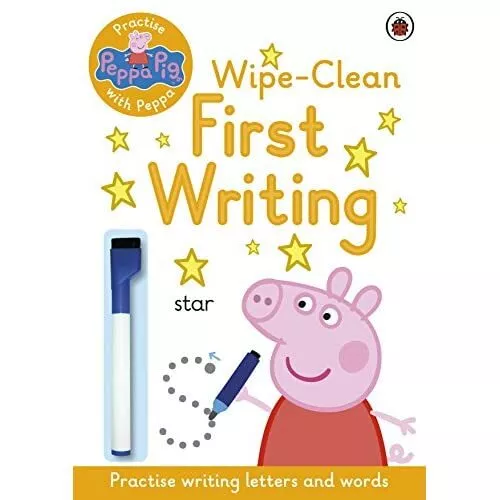 Peppa Pig: Practise with Peppa: Wipe-Clean First Writin - Paperback NEW  07/07/2