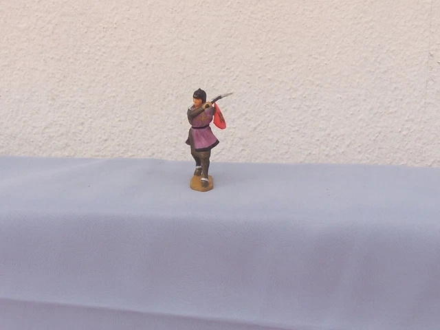 Figurine Starlux Moyen-Âge - Série 61 - Réf 6028 - Petit Page (socle Blanc) - Neuf
