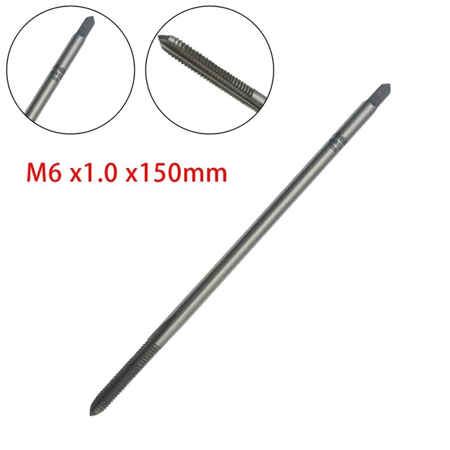 Tap à tige longue étendue fiable M6 x1 0 x150 mm matériau de qualité supéri