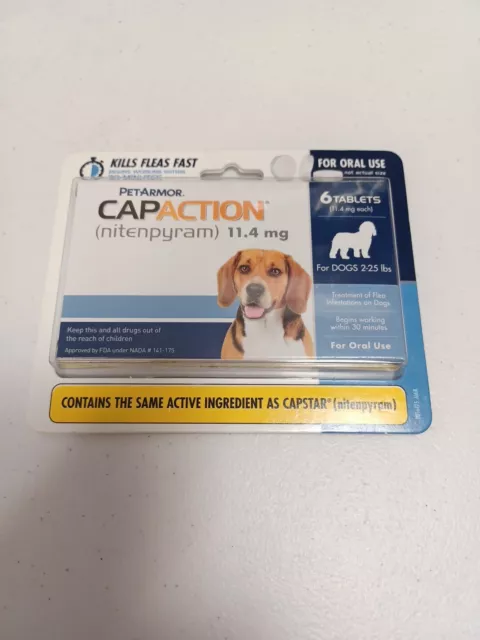 Pet Armor Capaction Oral Flea Treatment For Dogs 2-25 Lbs. 6 Tab