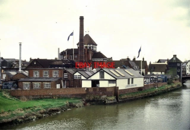 Photo  1992 Harveys Bridge Wharf Brewery Lewes