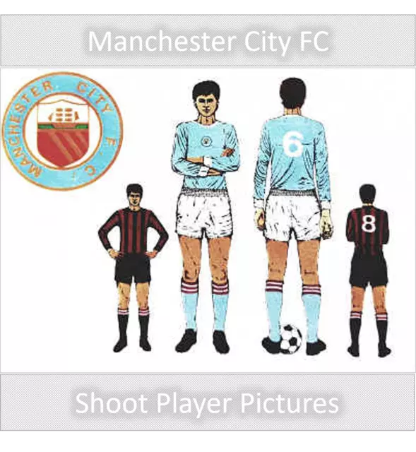 Shoot Football Magazine Player Picture Manchester City – Various Multi Choice