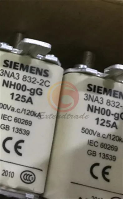 3PCS Siemens Fusible Liens 3NA3832-2C 3NA3 832-2C Neuf