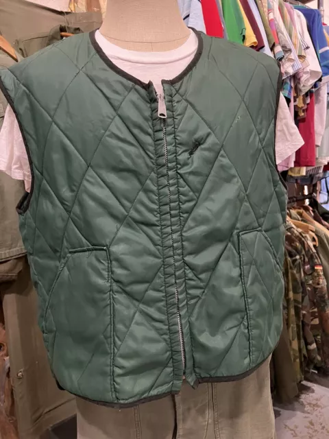 Vintage Lee outerwear vest distressed vtg western diamond plated grunge