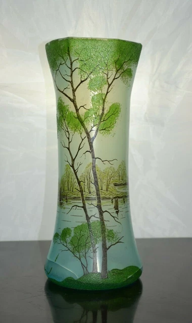 FIN XIXème DÉBUT XXème - LEGRAS - VASE "LAC DES VOSGES"