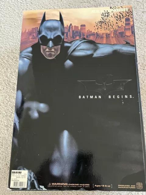 Medicom RAH Batman Begins 12” Figure Toy Real Action Hero Dark Knight Keaton Hot