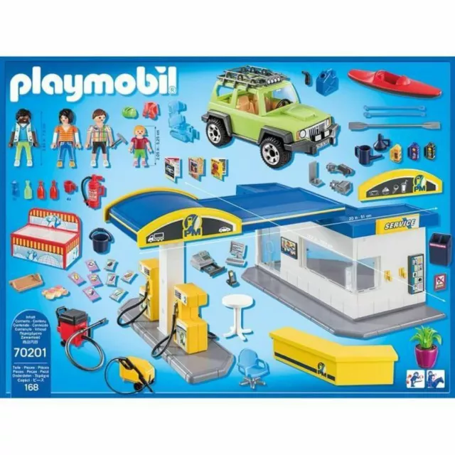 PLAYMOBIL City Life: Station Essence Set 70201 3