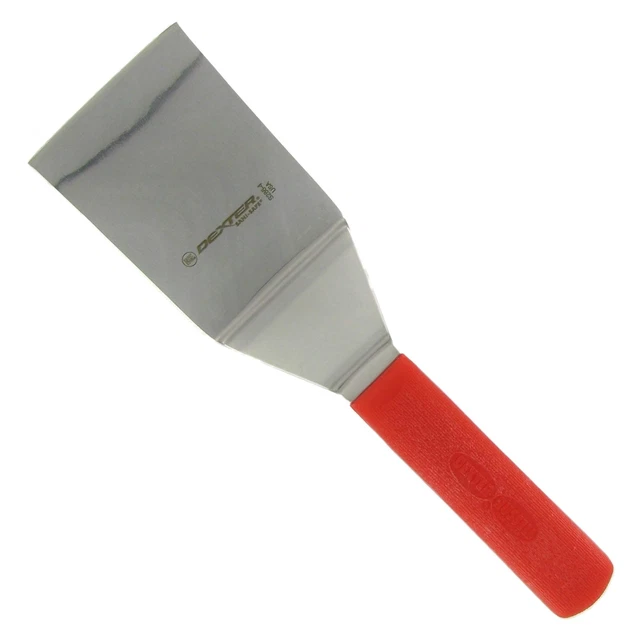 Dexter Russell S286-4R Sani-Safe Red Handle 4 x 3 Turner"