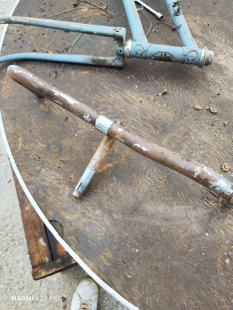 POTENCE DE GUIDON ACIER VELO Course ANCIEN 1940 22mm -50mm Old Bike