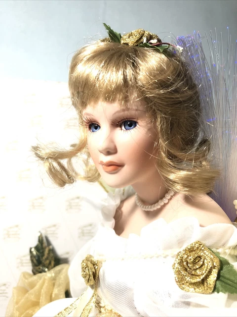 Porcelain Doll- Fiber Optic Angel Fairy Celestial- Heritage Signature Collection 2