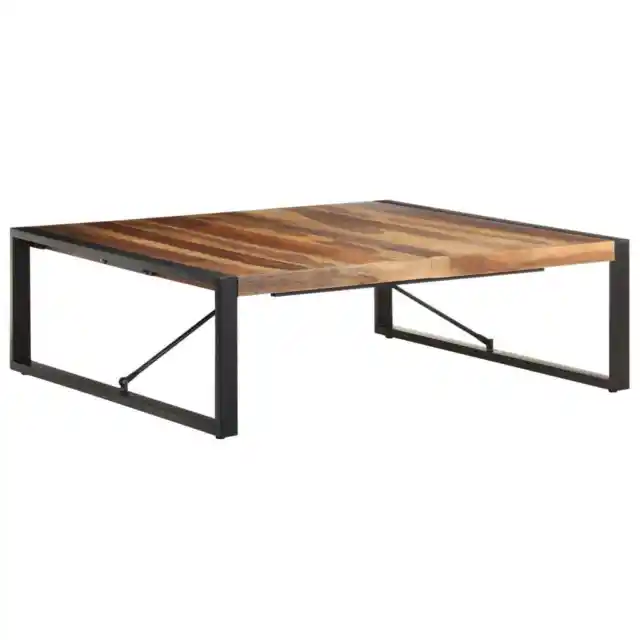 Coffee Table 120x120x40 cm Solid Wood with Sheesham Finish