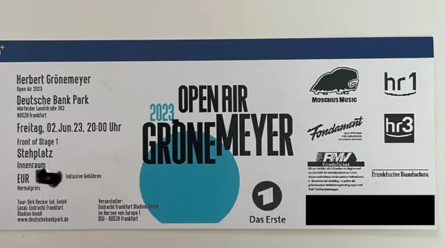 Herbert Grönemeyer - Open Air - Deutsche Bank Park - 02.06.23 - FOS 1