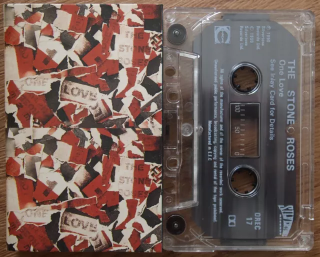 The Stone Roses - One Love (Silvertone Orec17) 1990 Uk Cassette Tape Single