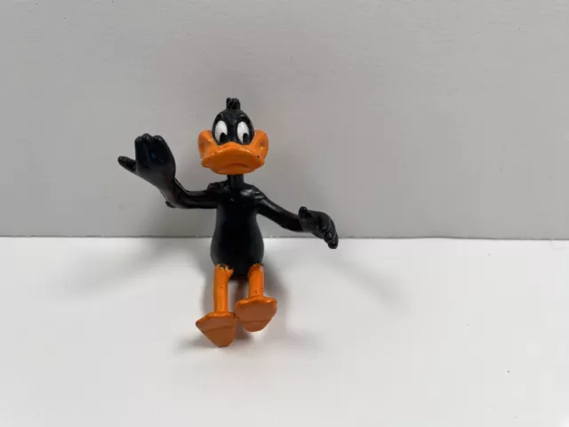 Vtg 1989 Looney Tunes Daffy Duck 2” PVC Figure