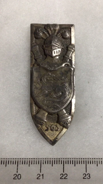 FRANCE ABC ARME BLINDÉE CAVALERIE- insigne 503° RCC Régt Char de Combat ...