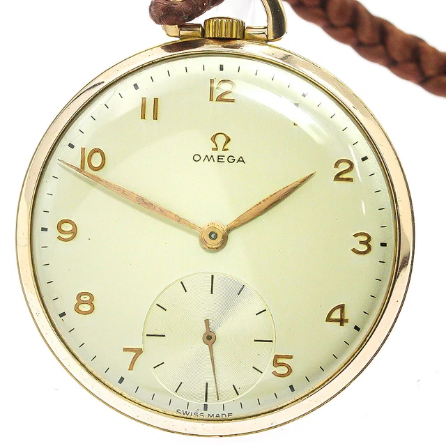 OMEGA 1153 POCKET watch Cal.140 Silver Dial Hand Winding Men's_766132