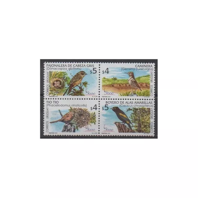 Uruguay - 2000 - No 1927/1930 - Oiseaux