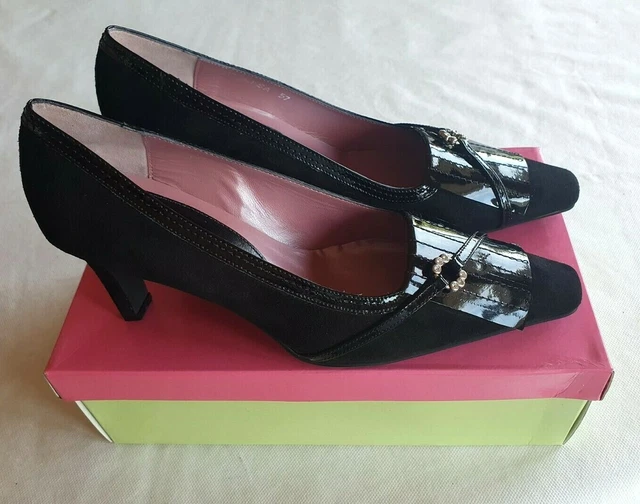 Escarpins slingback cuir vernis Marron Jules & jenn - Femme | Place des Tendances