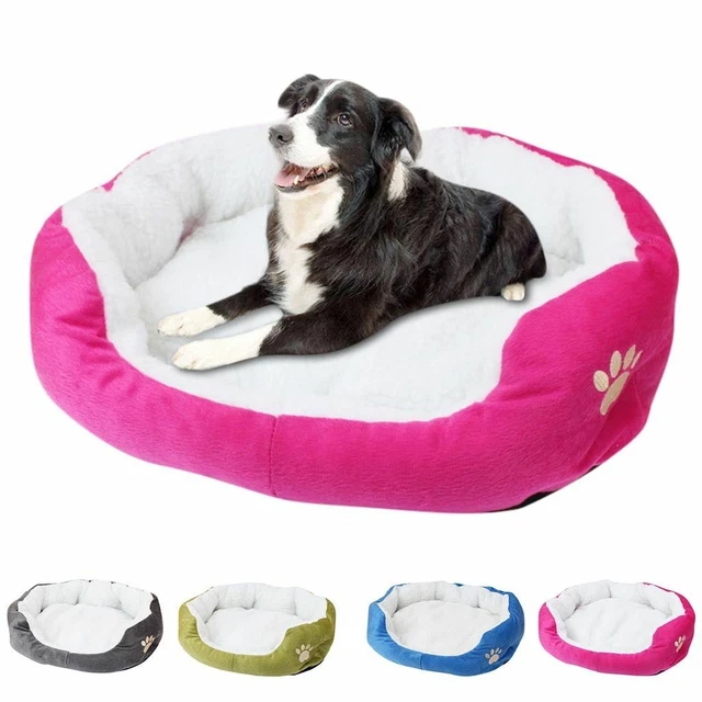 Pet Warm Bed Dog Puppy Cat Fleece House Plush Cozy Nest Mat Pad Pet House Bed