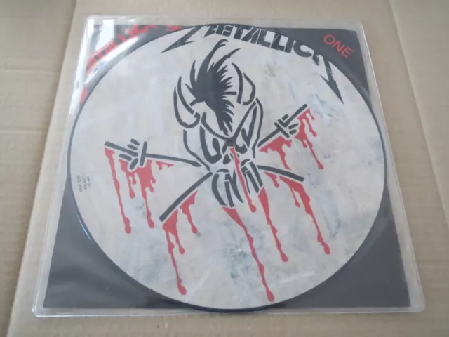 Metallica -One- Awesome Rare Limited Edition 12" Ep Vinyl Picture Disc 1994 Mint