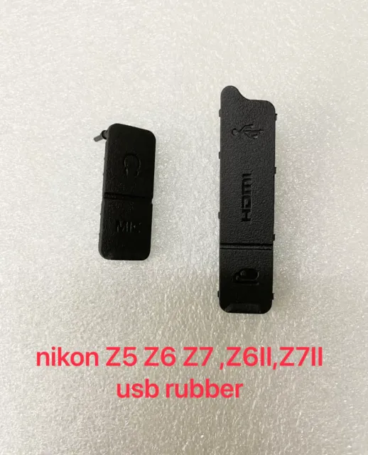 1PC Original Nikon Z5 Z6 Z7 Z6II Z7II USB Rubber Interface Cover Replacement