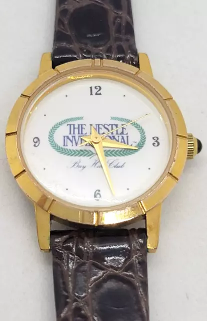 The Nestle Invitational Bay Hill Club Ladies Watch Golf Leather Band - VINTAGE