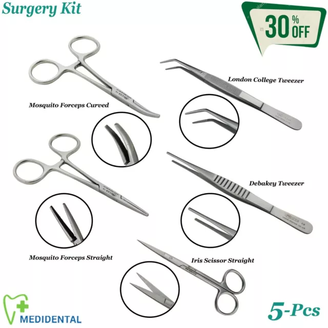 Instruments Chirurgicaux Chirurgie Kit Aiguille Support Ce Laboratoire CE