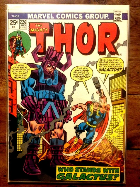 The Mighty Thor #226 1974 Marvel Comics Appearance Fire Lord . Superb Cent copy.