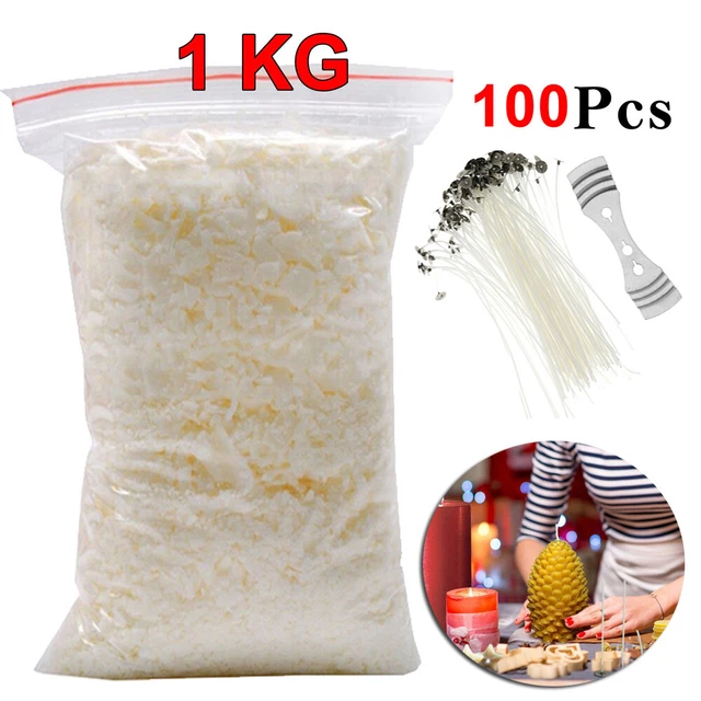 100G50KG 100 PURE Soy Wax/Soya Candle Making Wax Natural Flakes Clean