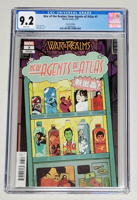 9.2 Cgc War Of The Realms New Agents Of Atlas #3 1:25 Wu Variant