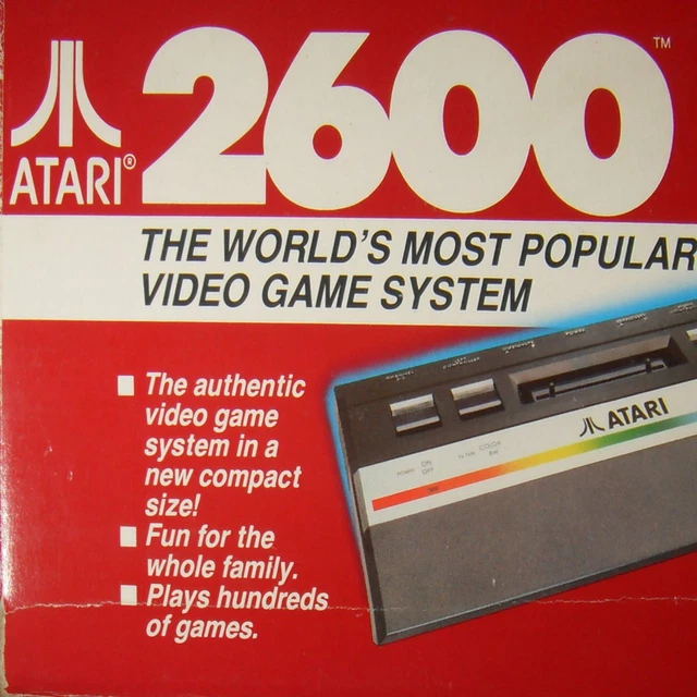 Console Atari 2600 VCS – Mod RGB (mieux Que AV) + 6 Jeux – Occasion