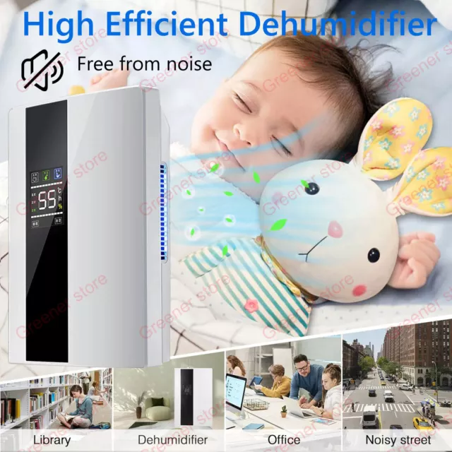 2.2L Dehumidifier Air Dryer Purifier Humidity-control Moisture Damp Absorption