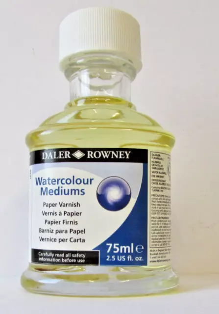 Daler Rowney Watercolour Medium  Paper Varnish 75ml