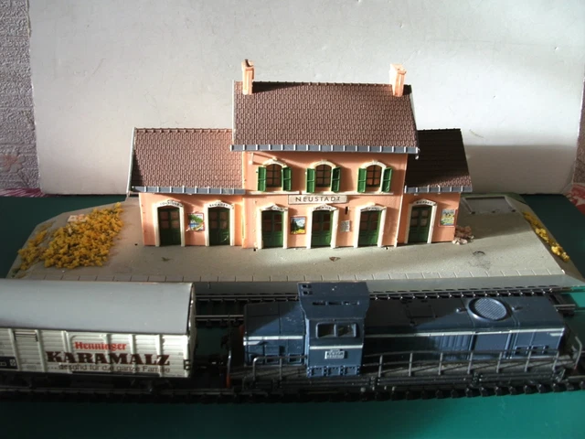 POLA MKD 743 HO Collection Alain PRAS Maquette GARE De MARMAGNE RARE 1