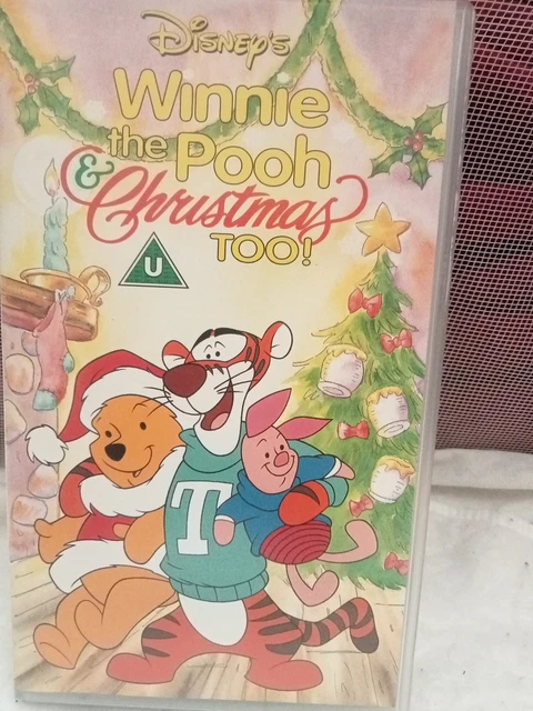 DISNEY WINNIE THE Pooh and Christmas Too! 1997 VHS Classic Children's ...