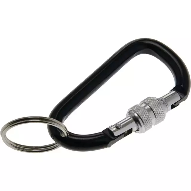 Lucky Line Utilicarry Locking C-Clip Key Ring U12401 Pack of 5 Lucky Line
