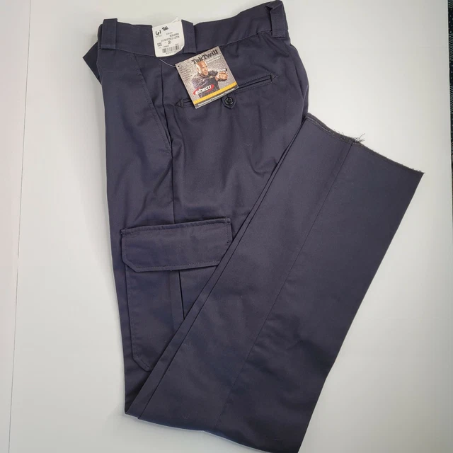 Elbeco E614R TekTwill Uniform Cargo Pant Dark Navy SIZE 28 Unhemmed NWT