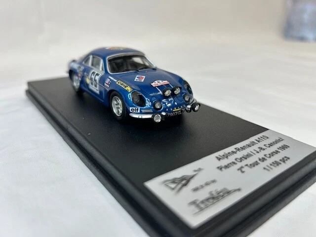 Trofeu RRfr30 – Alpine Renault A 110 – Doria Tour De Corse 1969 – Échelle 1/43 – Prévente
