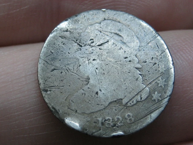 1828 Silver Capped Bust Dime- Small Date