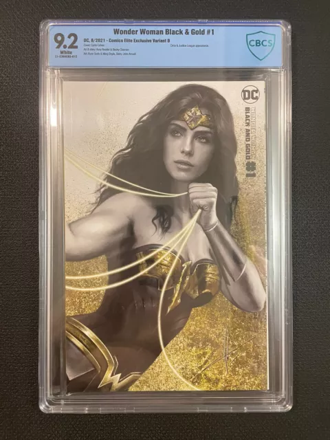 Wonder Woman Black And Gold 1 CBCS 9.2 Comics Elite Edition Carla Cohen