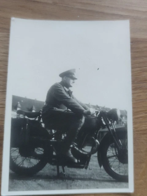 Wk2 foto wehrmacht Soldat Motorrad Krad Kradmelder Front