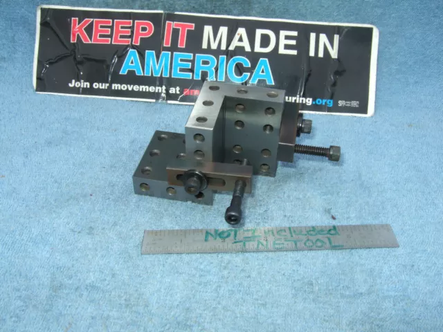 Compound Angle Plate 2X2.5"X3.6" Machinist Precise Inspection Grinder Used Clean